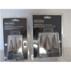 5 pc & 3 pc Pro-Point Cobalt Step drill bit New