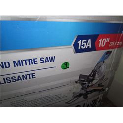 10" Sliding Compound Mitre saw, Mastercraft, dual level, new