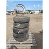 Image 2 : 5 mobile home axles tires and rims tubeless, 14.5