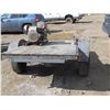 Image 2 : Utility trailer, single axle 4 ft w x 8 ft long, generator not included