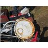 Image 1 : Parts from Auto knitter, pipe, meat hook, fire extinguisher, etc
