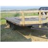Image 2 : 14' Tandem - sled or RV trailer c/w ramp, 15" tires, subject to redemption