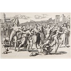 Marc de Ravenne, Le Massacre des Innocents (d'Apres Raphael), Heliogravure