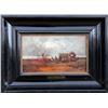 Image 1 : Geza Meszoly, Gypsy Camp, Oil Painting