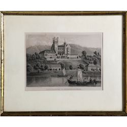 Johann Jakob Tanner, Mittelburg in Neckarsteinach, Aquatint