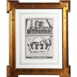 Giovanni Battista Piranesi, Del Castello dell'Acqua Giulia (II), Etching