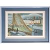 Image 1 : Laurent Marcel Salinas, Morning Light on Honfleur, Lithograph
