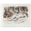 Image 1 : August Mosca, Sleeping Nude, Lithograph