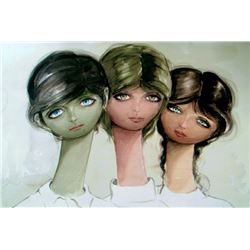 Willy Nava, Dulzura, Watercolor Painting