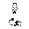 Image 1 : Al Hirschfeld, Count Basie, Lithograph