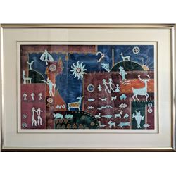 Celia Raya, Many Days, Monoprint Lithograph