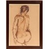 Image 1 : Gerald Fairclough, Nude 2, Pastel Drawing