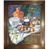 Image 1 : Myxamem Amahob, Morning Breakfast Fruits, Oil Painting
