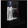 Image 2 : Steuben Beacon of Light, Lighthouse Etched Crystal Glass Prism