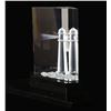 Image 3 : Steuben Beacon of Light, Lighthouse Etched Crystal Glass Prism