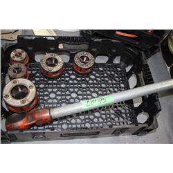 Rigid Hand Pipe Threader w/5 Dies