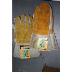 Pr of Welders Gloves & Pr of Welders Mitts