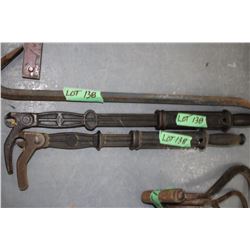 Old Nail Pullers (2) & Crow Bar