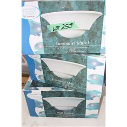 3 - 12 1/8" Wall Sconces