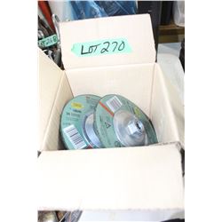 Box of 36 Grain Grinding Wheels