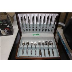 Set of Silverware - In a Case