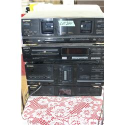 Fisher Stereo Unit - Receiver, CD Player, Amp