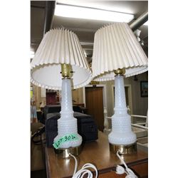 4 Small Table Lamps
