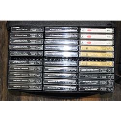 2 Cases of Cassette Tapes & an M/T Case