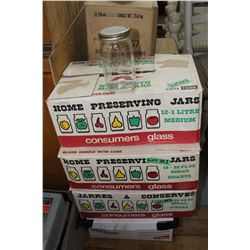 3 Boxes of Canning Jars - Qt size