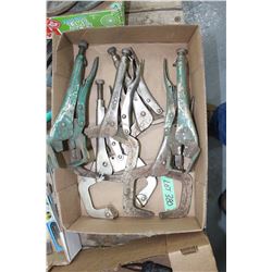Flat of 6 Welders' Vice Grip Clamps