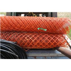 2 Rolls of Snow Fence