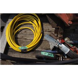 Yellow Air Hose; 2 Scaffold Wheels & Outdoor Elec. Switch