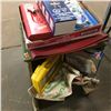 Image 1 : Work Stool Combo: Propane Torches, Bottles, Angle Grinder, Drill Bits, Makita Cordless Drill, etc