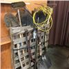 Image 1 : Vertical Pallet Lot: Long Handle Tools (Shovels, Crow Bar, Wood Saw, etc)