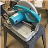 Image 1 : Makita Metal Cutting Saw & Extra Blades & Stand