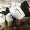 Image 1 : Tray Lot: Foam Insulation, ATF, WD40, Plumbing Antifreeze, etc