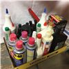 Image 1 : Tray Lot Fluids: WD40, Lucas Oil, Slick 50, etc