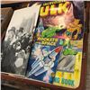 Image 1 : Brown Suitcase w/Hulk Coloring Book &  Paul McCartney & the Wings Poster