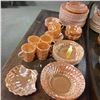 Image 1 : Fire King Peach Lustre Set - 48 Pieces