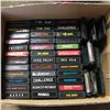 Image 1 : Box Lot: ATARI Game Collection (45) (Including: PacMan, Donkey Kong, Ms PacMan, Pinball, Spiderman, 