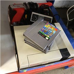 Nintendo Entertainment System w/Controllers, Zapper & 3 Games (Wall Street, Punch Out, Jack Nicklaus