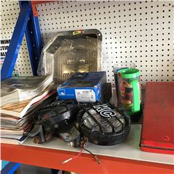 Snap On Socket Box, Calendars, Mugs + Magazines, Chilton Manual, Off Road Lights, Oil Pan, Bake Pads