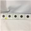 Image 1 : Canada One Cent - Set of 5: 1942; 1943; 1944; 1945; 1946