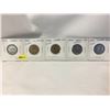 Image 1 : Canada Five Cent - Set of 5: 1942; 1942 Tom; 1943 Tom; 1944 Steel; 1945 Steel