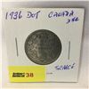Image 1 : Canada Twenty Five Cent 1936 Dot
