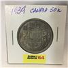 Image 1 : Canada Fifty Cent 1939