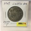 Image 1 : Canada Fifty Cent 1947 Curved