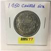 Image 1 : Canada Fifty Cent 1950