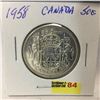 Image 1 : Canada Fifty Cent 1958