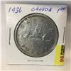 Image 1 : Canada Silver Dollar 1936